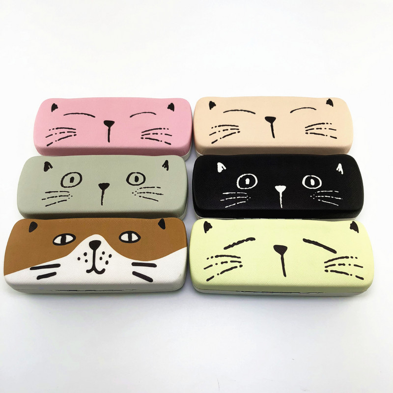 Husă pentru ochelari unisex Husă din piele pentru ochelari Bărbați cu cadru dur Cutie pentru ochelari Cutie pentru ochelari de lectură Cutie pentru ochelari de soare