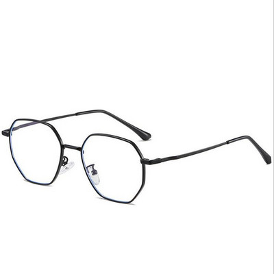 Unisex metalne nepravilne naočale koje blokiraju plavu svjetlost, ravne naočale protiv plave svjetlosti, ženske računalne naočale A641