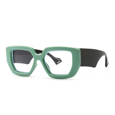 SO&EI Модни квадратни дамски очила Рамка за прозрачни лещи Мъжки оптични сенки UV400 Рамка за очила