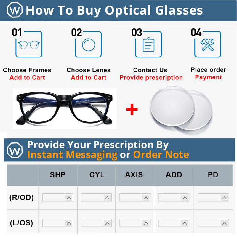 2022 plastikust sinise kiirtevastased prillid, naiste ja meeste sinist kiirt blokeerivad arvutimänguprillid, retseptiga lühinägelikkuse optilised raamid A3003