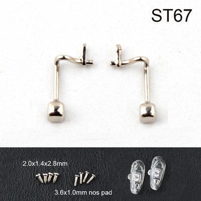 10 kompleta naočala Naočale Jastučić za nos Ruka s vijkom i držač jastučića za nos Dodaci za naočale