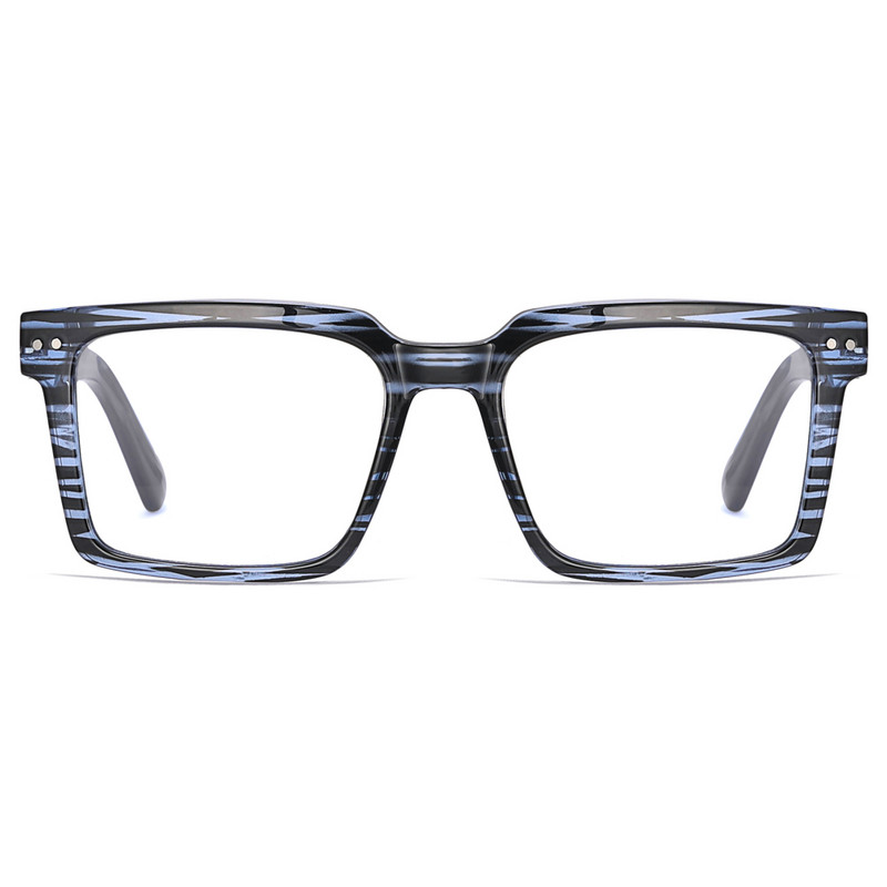 Peekaboo ženske naočale koje blokiraju plavo svjetlo tr90 prozirne leće četvrtasti okvir naočala za muškarce modne proljetne šarke crne prozirne