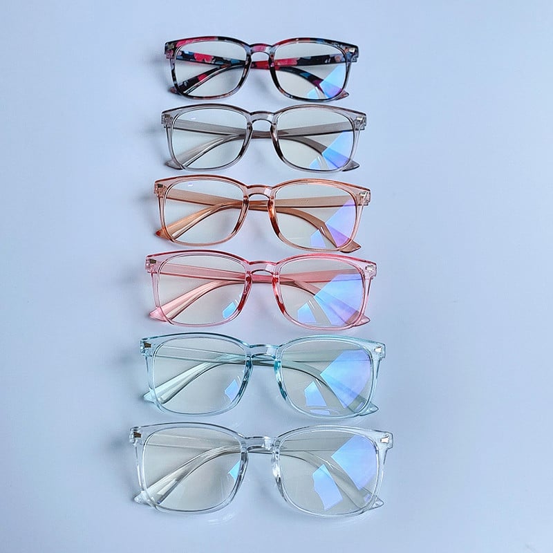 Ochelari de vedere vintage anti lumină albastră, femei, bărbați, ochelari pătrați, ochelari pentru jocuri pe computer, blocare a razelor, lentile transparente, nituri sexy