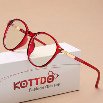 KOTTDO Fashion Women Transparent Spectacle Eyeglasses Man Computer Glasses Frame Anti Blue Optical Clear Lens Mtopia Glasses