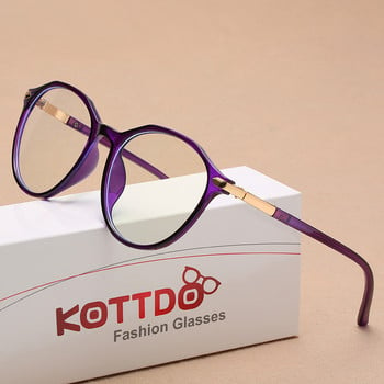 KOTTDO Fashion Women Transparent Spectacle Eyeglasses Man Computer Glasses Frame Anti Blue Optical Clear Lens Mtopia Glasses