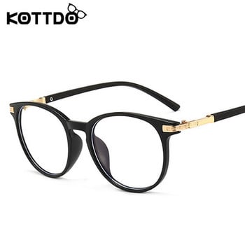 KOTTDO Fashion Women Transparent Spectacle Eyeglasses Man Computer Glasses Frame Anti Blue Optical Clear Lens Mtopia Glasses