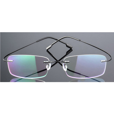 Semfly Titanium Metal Glasses Frame Мъже Жени Очила без рамки Очила Модни женски мъжки очила Гъвкави очила Унисекс