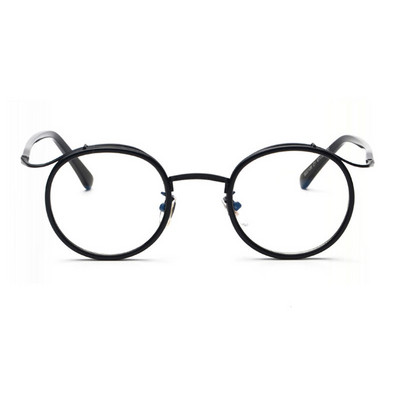 SHAUNA Anti-Blue Light Retro TR90 Дамски кръгли рамки за очила Уникален дизайн Модни мъжки оптични очила
