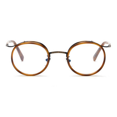 SHAUNA Anti-Blue Light Retro TR90 Дамски кръгли рамки за очила Уникален дизайн Модни мъжки оптични очила