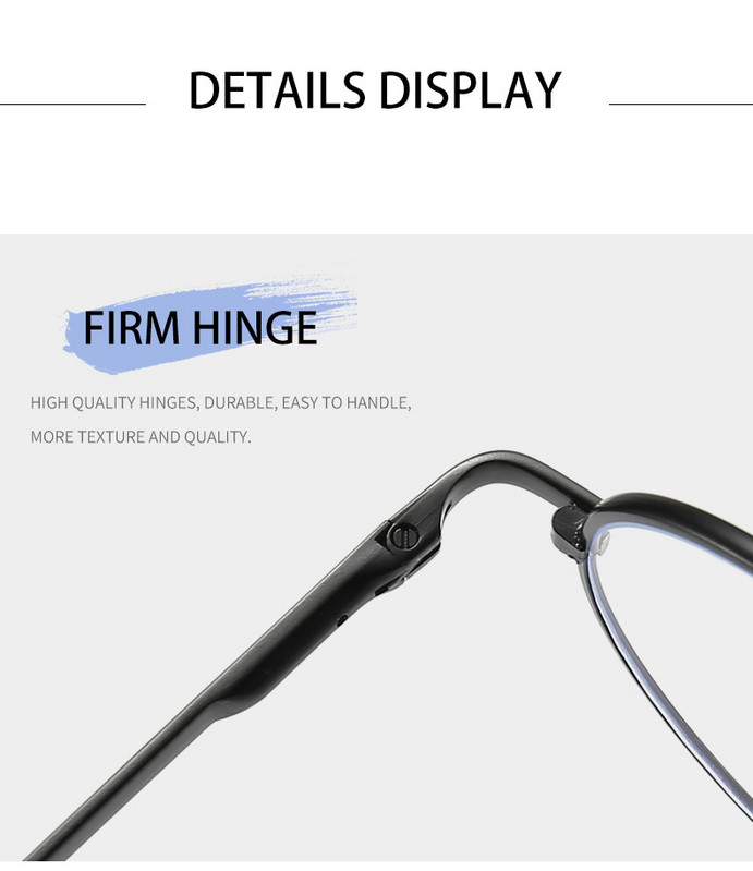 Retro Vintage mänguarvuti prillid naistele Meestele Anti-sinine hele metallraamiga läbipaistev lääts Ümmargused prillid Prillid