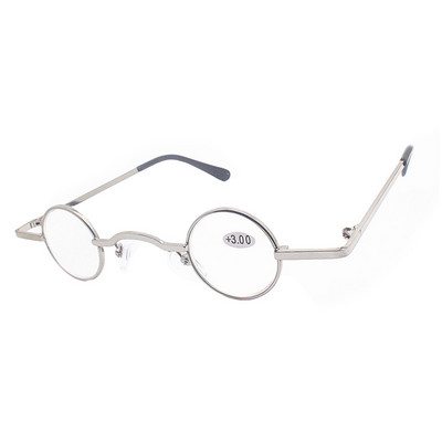Zilead Vintage Mini Round Frame Очила за пресбиопия Метална рамка Модни удобни за жени Мъже Унисекс +1.0+1.5+2.0+2.5+3.0+3.5
