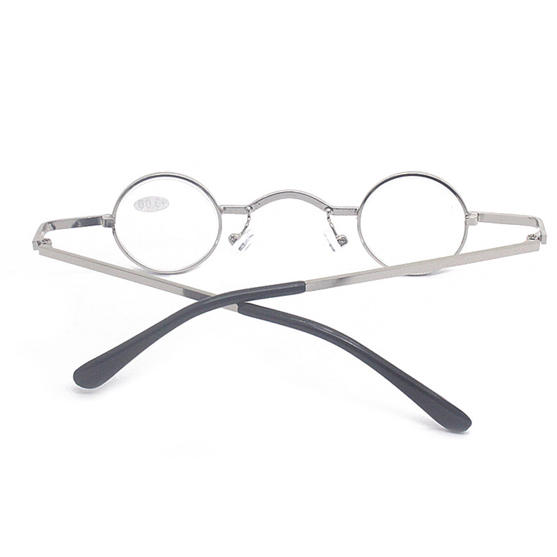 Zilead Vintage Mini Round Frame Очила за пресбиопия Метална рамка Модни удобни за жени Мъже Унисекс +1.0+1.5+2.0+2.5+3.0+3.5