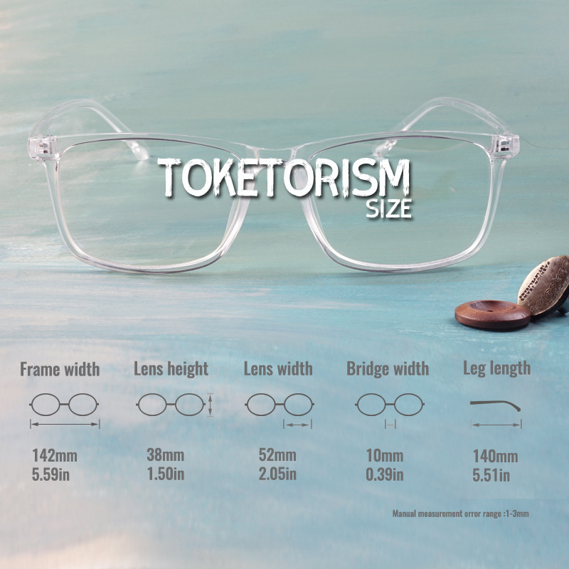 Toketorism Ochelari Transparenti Prescriptie Ochelari Optici Rama Ochelari Ochelari Pentru Barbati Si Femei 2142