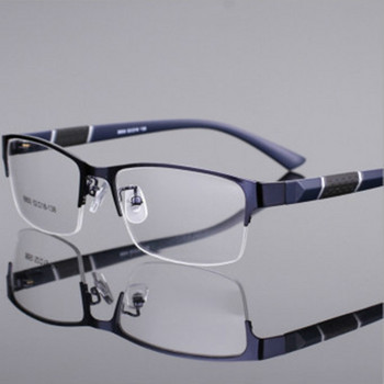 Очила за четене с половин рамка за късогледство Класически мъжки бизнес очила за късогледство Ултралеки очила за късогледство Жени с диоптър 0 до 6,0