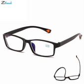 Zilead kvadrātveida tuvredzības brilles melnas īpaši vieglas tuvredzīgas brilles sievietēm vīriešiem TR90 rāmja brilles Dioptrijas -1-1,5-2-2,5-3-3,5-4