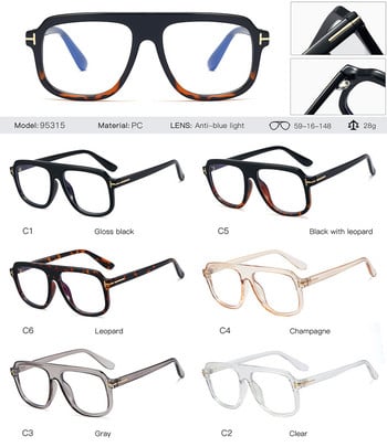 JackJad 2021 Fashion RONAN Shied Style Anti Blue Ray Рамки за очила Vintage Men Women Computer Optical Glasses Eyewear 95315