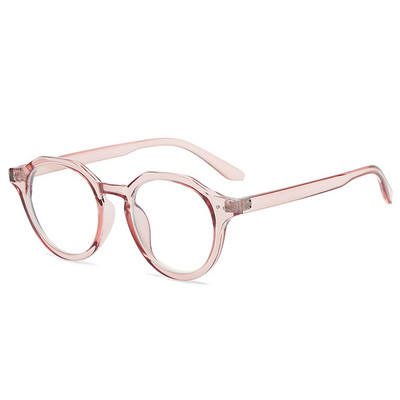 SO&EI Modni Okrugli Anti-Blu-Ray Ženski okviri za naočale Vintage Muški optički okvir Prozirne leće Nokti Naočale Računalne naočale