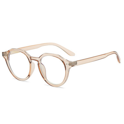SO&EI Modni Okrugli Anti-Blu-Ray Ženski okviri za naočale Vintage Muški optički okvir Prozirne leće Nokti Naočale Računalne naočale