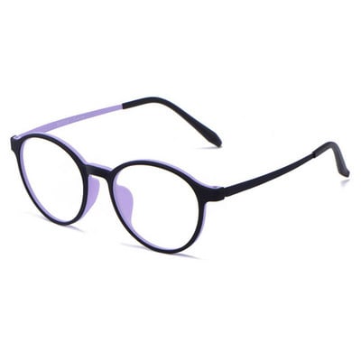 Cadru de ochelari retro rotunzi pentru bărbați, ochelari ultraușori TR din aliaj de titan, cadru de ochelari cu prescripție pentru miopie optică H3050