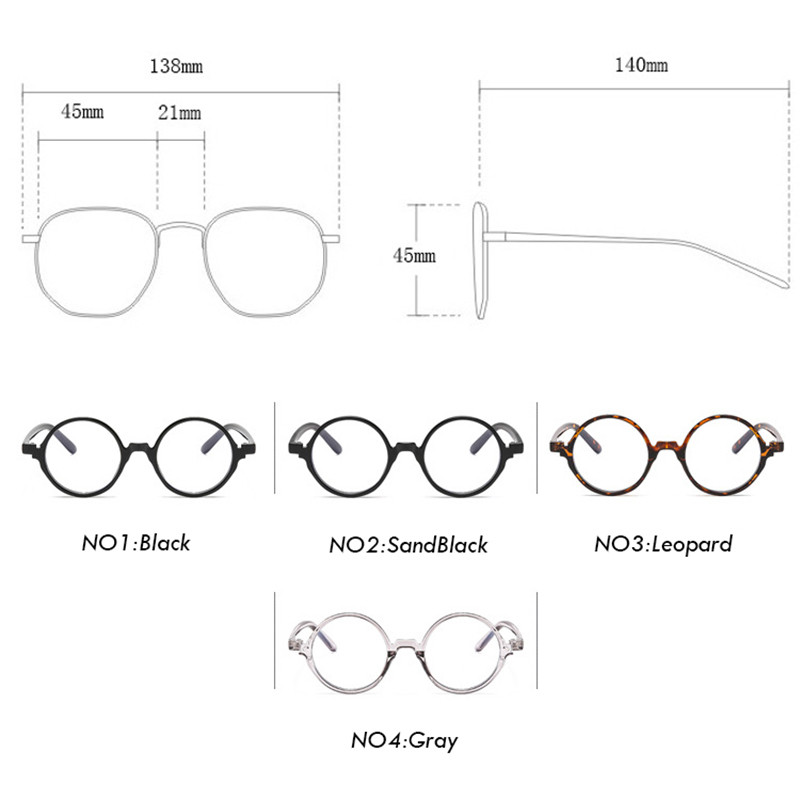 Yoovos 2023 okviri za naočale ženski okrugli okviri za naočale žene/muškarci luksuzne naočale s prozirnim lećama za žene retro naočale