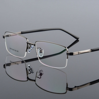 Γυαλιά UVLAIK από κράμα τιτανίου Σκελετός Ανδρικά Γυαλιά Γυαλιών Επαγγελματικής Μισής Σκελετού Ανδρικά Διαφανή Οπτική Μυωπία Συνταγογραφούμενα γυαλιά