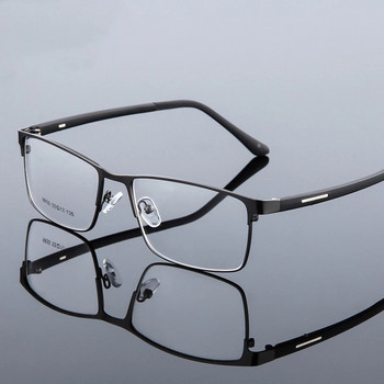 Semfly Anti-blue Ray Метална квадратна рамка за очила Класически модни очила с пълна рамка за мъже и жени Декоративни очила