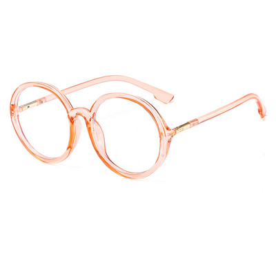 YOOSKE Rame rotunde pentru ochelari pentru computer, femei, bărbați, ochelari anti-lumină albastră, ochelari supradimensionați, transparenți, cadru optic retro