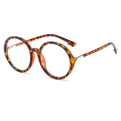 YOOSKE Rame rotunde pentru ochelari pentru computer, femei, bărbați, ochelari anti-lumină albastră, ochelari supradimensionați, transparenți, cadru optic retro