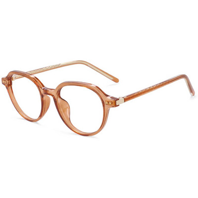 54012 Nit Retro Plastic Titan Anti Lumină Albastră Ochelari Optici Rame Bărbați Femei TR90 Ochelari de vedere de modă pentru computer