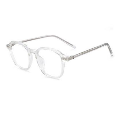 54012 Nit Retro Plastic Titan Anti Lumină Albastră Ochelari Optici Rame Bărbați Femei TR90 Ochelari de vedere de modă pentru computer