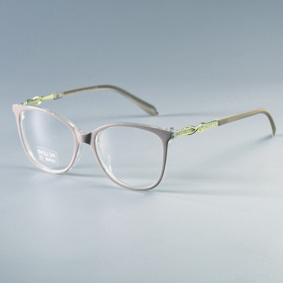 45705 Madingi kryžminiai mazgai akinių rėmeliai blizgūs kalnų krištoliniai vyriški moteriški optiniai madingi kompiuterio akiniai