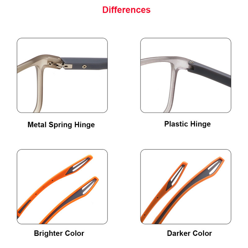 IENJOY Anti Blue Light Presbyopia TR90 Ultra Light Sports Χονδρική πώληση γυαλιά ανάγνωσης για άνδρες ηλικιωμένους Αντιολισθητικά γυαλιά πρεσβυωπίας