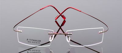Rame de ochelari cu memorie Imwete, fără rame, cu memorie, titan, ochelari de vedere, ochelari, cu prescripție, rame optice, miopie