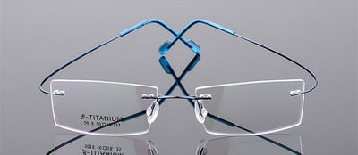 Rame de ochelari cu memorie Imwete, fără rame, cu memorie, titan, ochelari de vedere, ochelari, cu prescripție, rame optice, miopie
