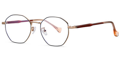 Swanwick πολύγωνο μεταλλικά γυαλιά αντι μπλε φωτός οπτικά ανδρικά μπλε μαύρα ροζ ρετρό λεπτά γυαλιά γυναικεία μόδα για unisex υπολογιστή