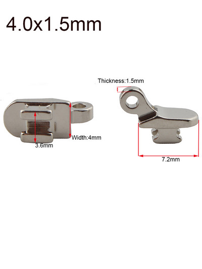 50tk 3x1,2mm 3,5x1,5mm 4x1,5mm ühe hingega plastikraami jaoks, purunenud esihinge asendusatsetaatklaasid, hinge remondiosa