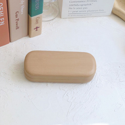 Retro futrola za naočale s drvenim okvirom za muškarce i žene kutija za naočale kreativne osobnosti kutija za sunčane naočale obična futrola za naočale