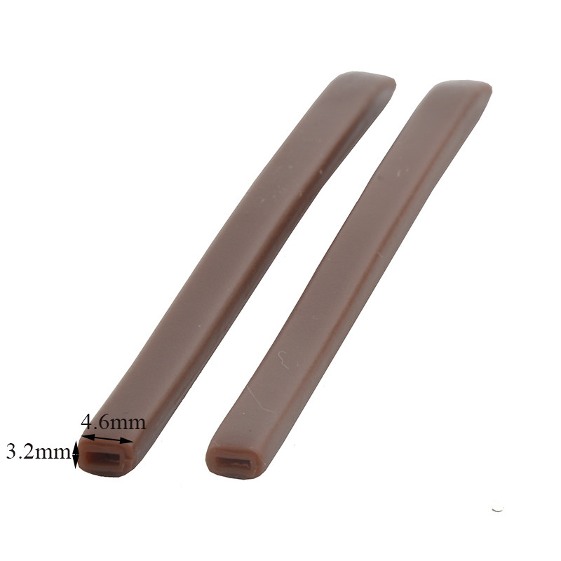 20 porų (40 vnt.) Nauji akiniai neslystantys guminiai akiniai, antgaliai, priedai Juoda ruda 85 mm ilgio