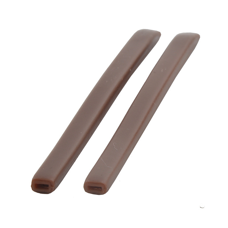 20 porų (40 vnt.) Nauji akiniai neslystantys guminiai akiniai, antgaliai, priedai Juoda ruda 85 mm ilgio