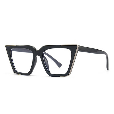 SO&EI Retro Cat Eye Clear Anti-Blu-Ray Naiste prilliraam Mood Vedruliigend Optiline Meeste Sinine Roheline Prilliraam