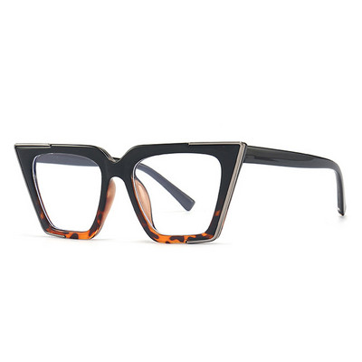 SO&EI Retro Cat Eye Clear Anti-Blu-Ray Naiste prilliraam Mood Vedruliigend Optiline Meeste Sinine Roheline Prilliraam