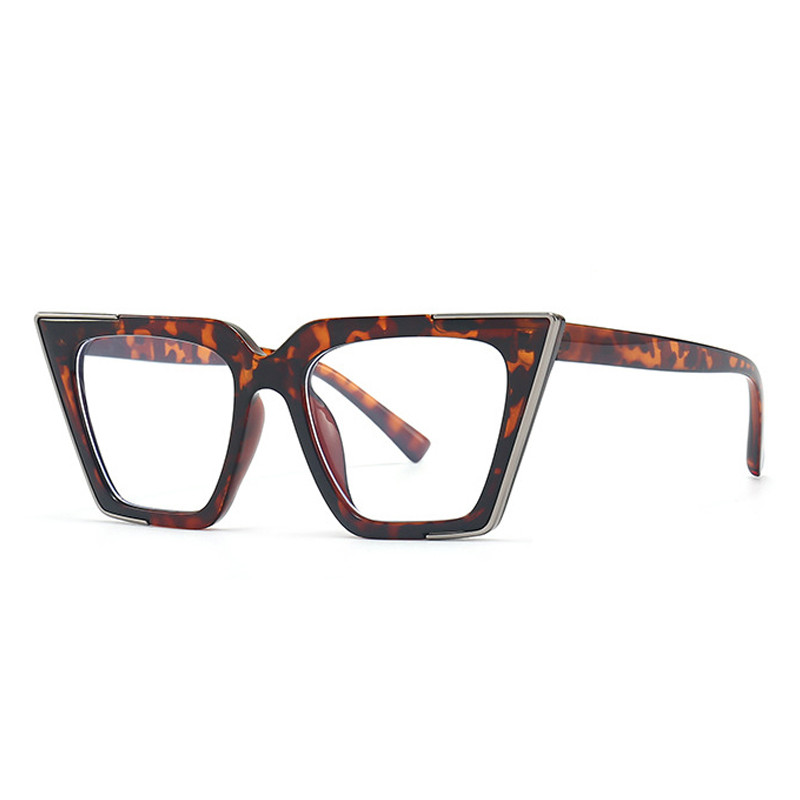 SO&EI Retro Cat Eye Clear Anti-Blu-Ray Naiste prilliraam Mood Vedruliigend Optiline Meeste Sinine Roheline Prilliraam