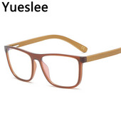 49775 Πλαστικό Titanium Anti Blue Light Ρετρό Τετράγωνα Γυαλιά Σκελετός Ανδρικά Γυναικεία Οπτικά Μόδα Γυαλιά Υπολογιστή
