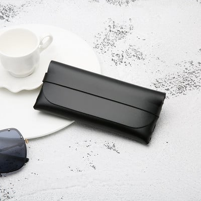 Unisex Fashion Case for Glasses Δερμάτινη Τσάντα γυαλιών ηλίου Προστατευτική θήκη Κάλυμμα Θήκες γυαλιών Reading Glasses Box Αξεσουάρ