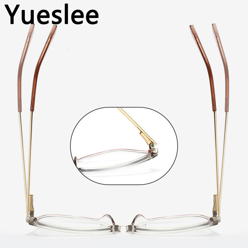 49773 Plastični titanski antiplavi retro okrugli okvir za naočale Muškarci Žene Optičke modne računalne naočale