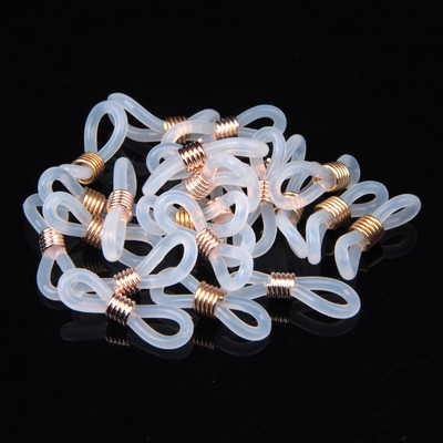 100 komada Kukica za uši Naočale Konop Držač kabela za sunčane naočale Držač trake Držač naočala Lanac Držač naočala Završeci Kraj petlje Konektor