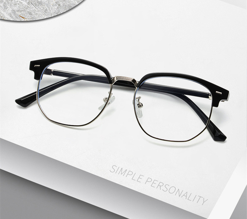 VWKTUUN naočale muške poluplave protiv svjetla naočale ženske četvrtaste naočale za muškarce velike naočale za čitanje ženske muške lunete