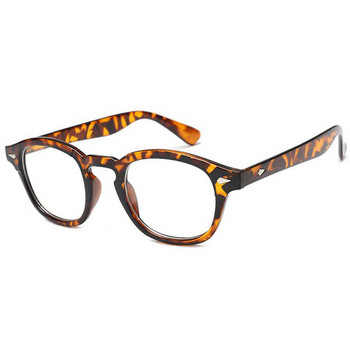 Σκελετός ρετρό γυαλιών μόδας Στρογγυλά καθαρά γυαλιά Unisex Classic Vintage γυαλιά γυαλιά μικρού μεγέθους διάφανοι φακοί