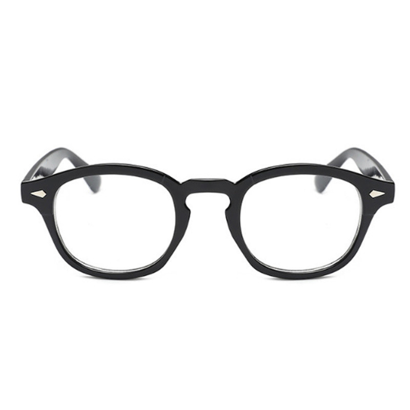 Retro okviri za naočale Modne okrugle prozirne naočale Unisex klasične vintage naočale s zakovicama Male veličine prozirne leće Gafa