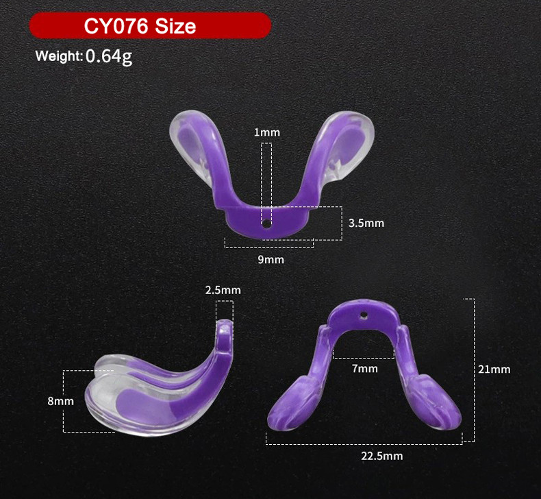 10 komada šarenih silikonskih JEDNODIJELNIH jastučića za nos s vijkom u jednoj rupici Dodatak za naočale protiv klizanja CY075 CY076
